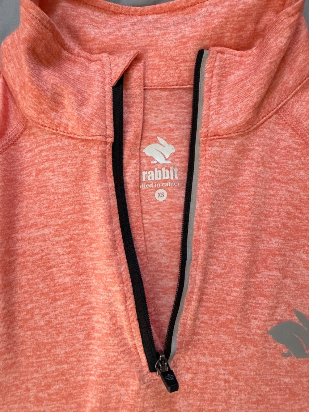 W's Rabbit EZ 1/4 Zip - Peach - XS - Picture 3 of 3